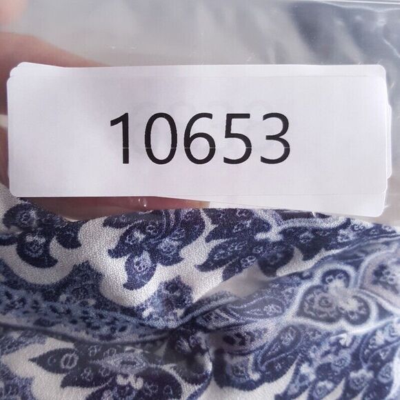 ALICE OLIVIA Womens Dress Size 0 Blue Pullover Mini Cold Shoulder Palace Paisley - Picture 9 of 9